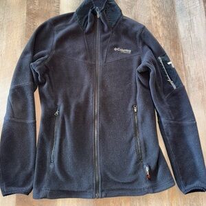 Columbia Women’s Titanium Black Fleece Sweater Size Small